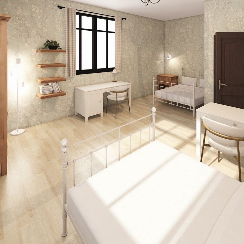 Traditional bedroom