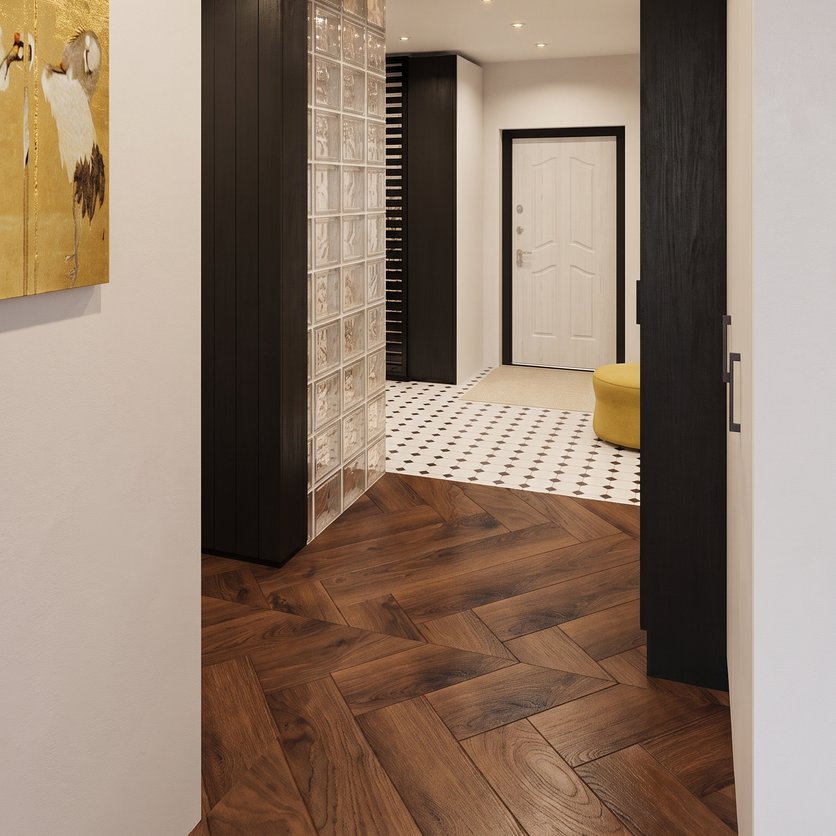 Mid-century hall