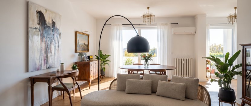 Mid-century living room