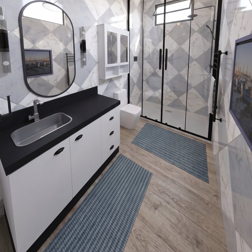 Contemporary bathroom