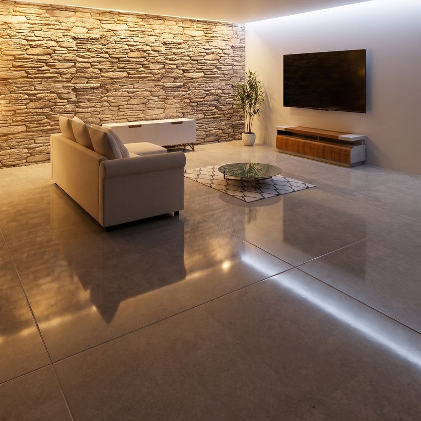 Mid-century living room