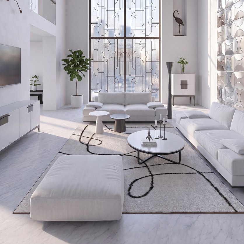 Mid-century living room