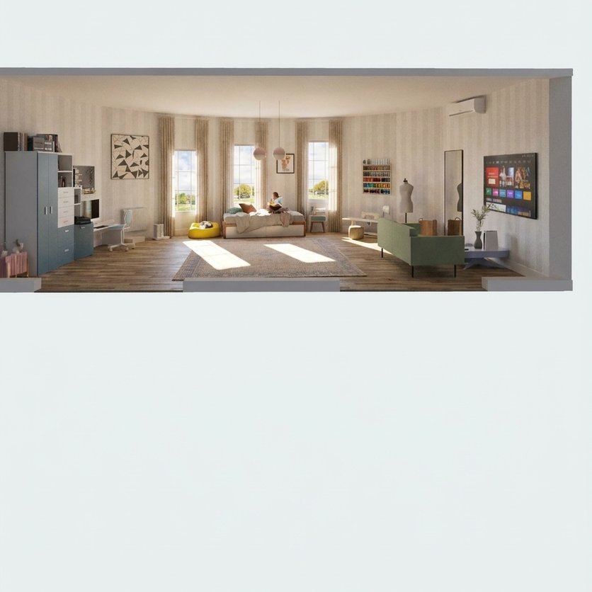 Scandinavian bedroom