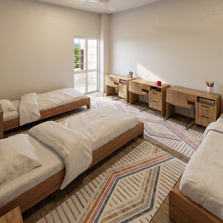 camera da letto in stile Scandinavo