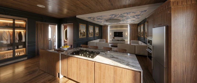 Traditional living room