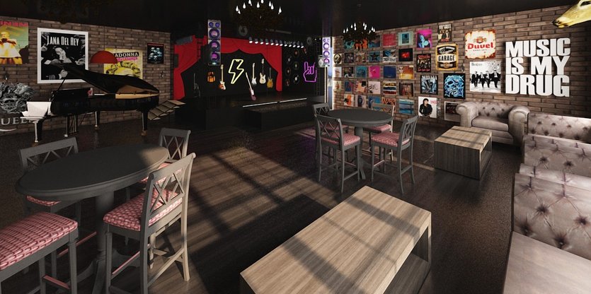 Eclectic cafe