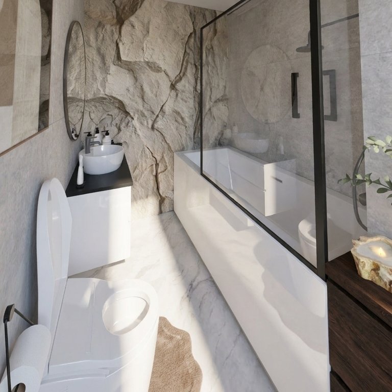 Mid-century bathroom