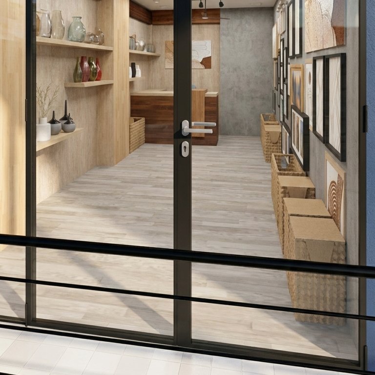 Mid-century hall