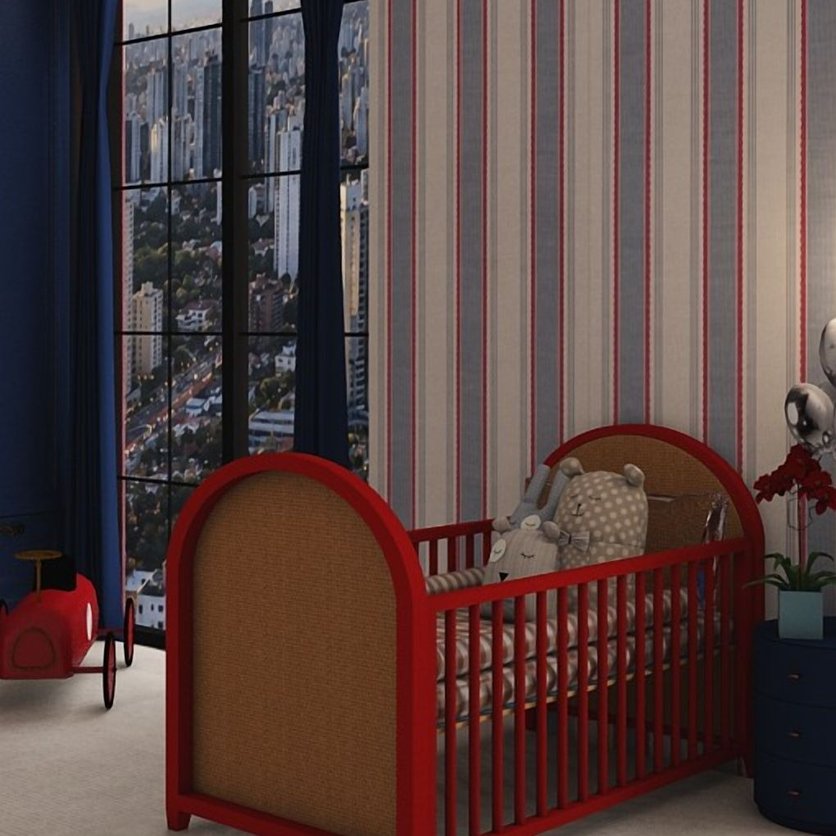 Mid-century bedroom