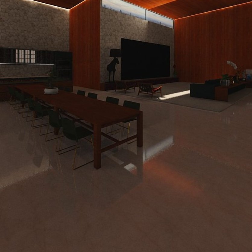 Mid-century living room