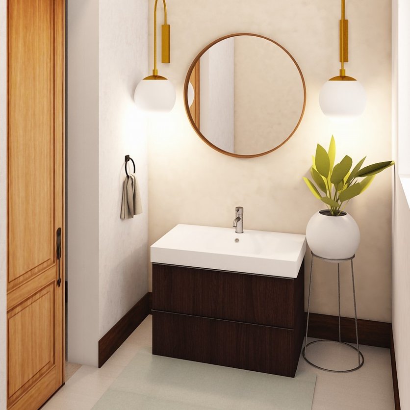 Mid-century bathroom