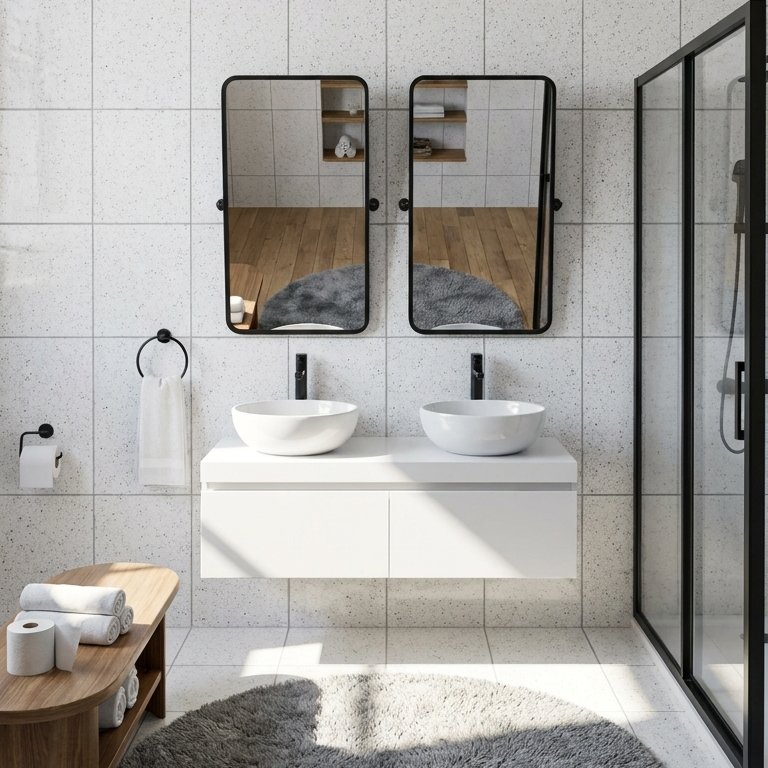 Mid-century bathroom