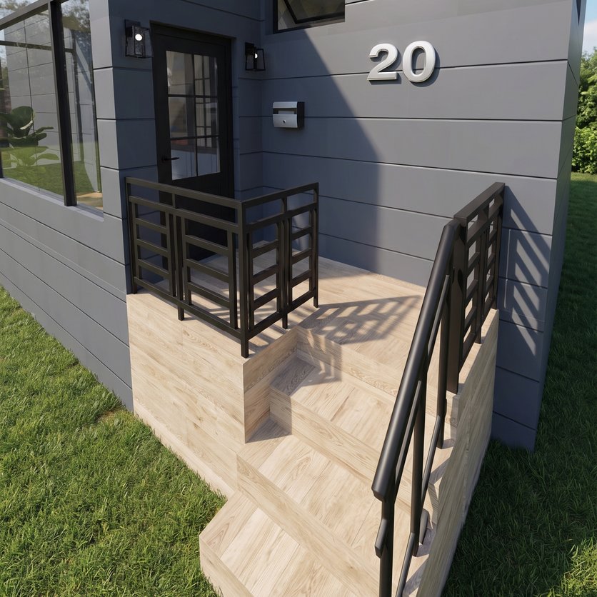 Contemporary outdoor space