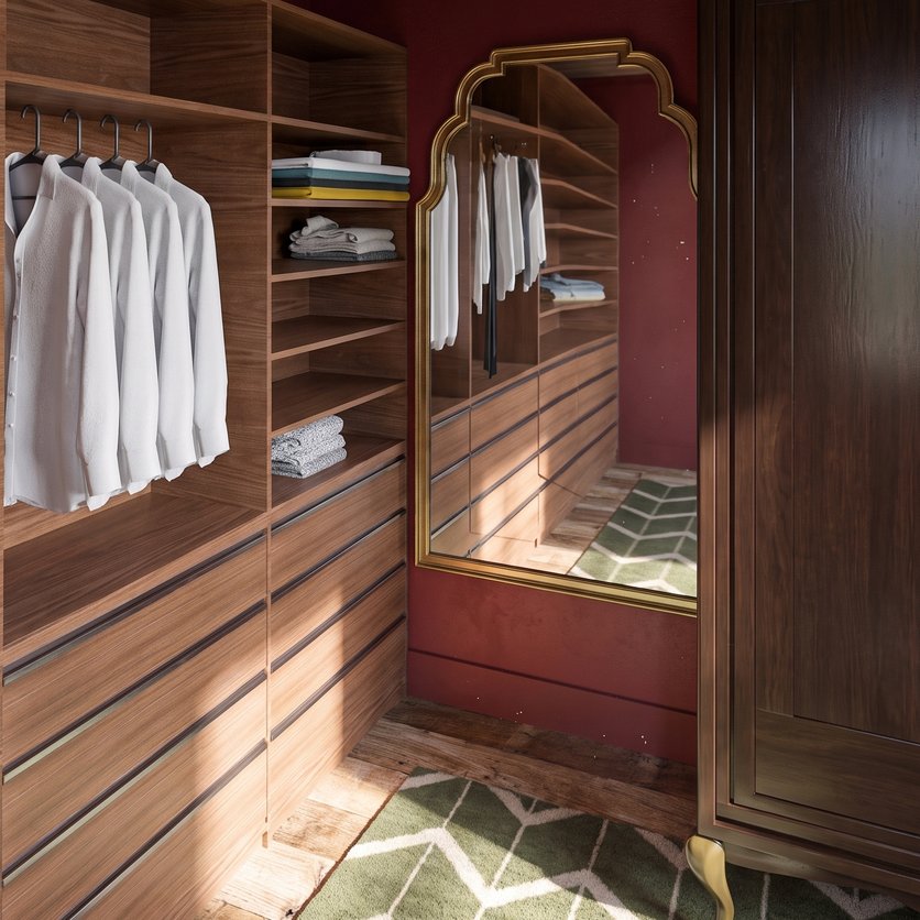 Contemporary closet