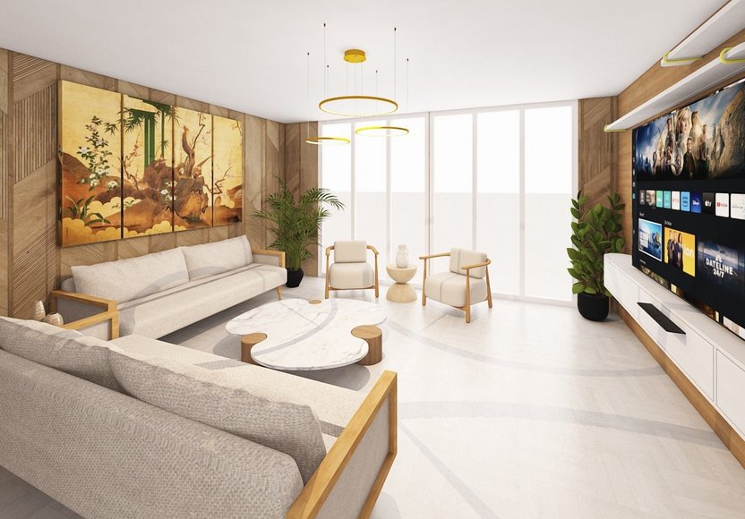 Contemporary living room