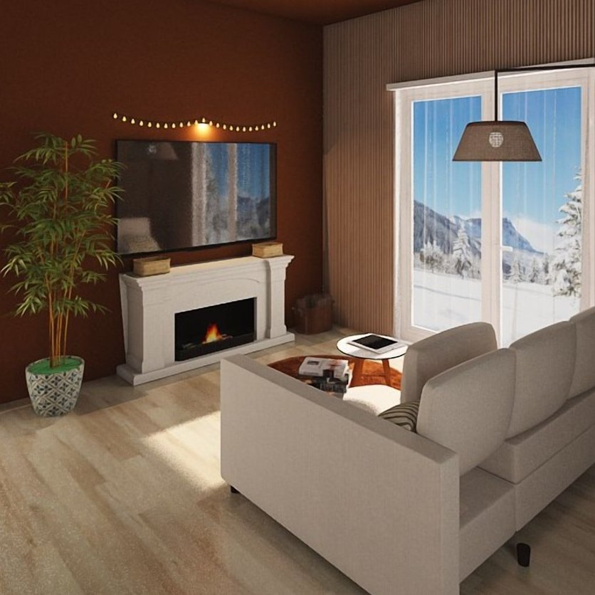 Contemporary living room