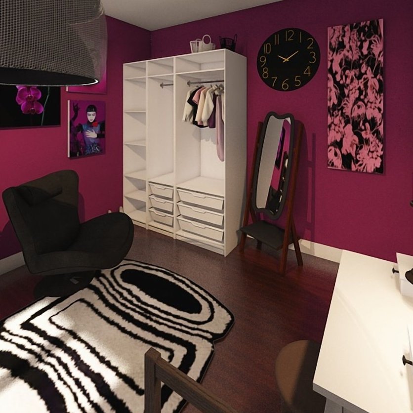 Mid-century bedroom