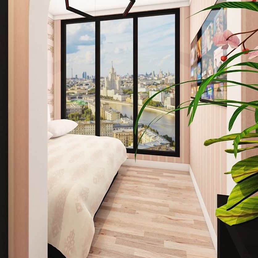 camera da letto in stile Mid-century