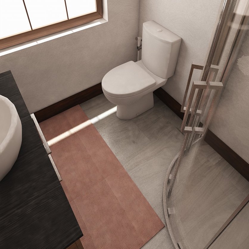 Mid-century bathroom