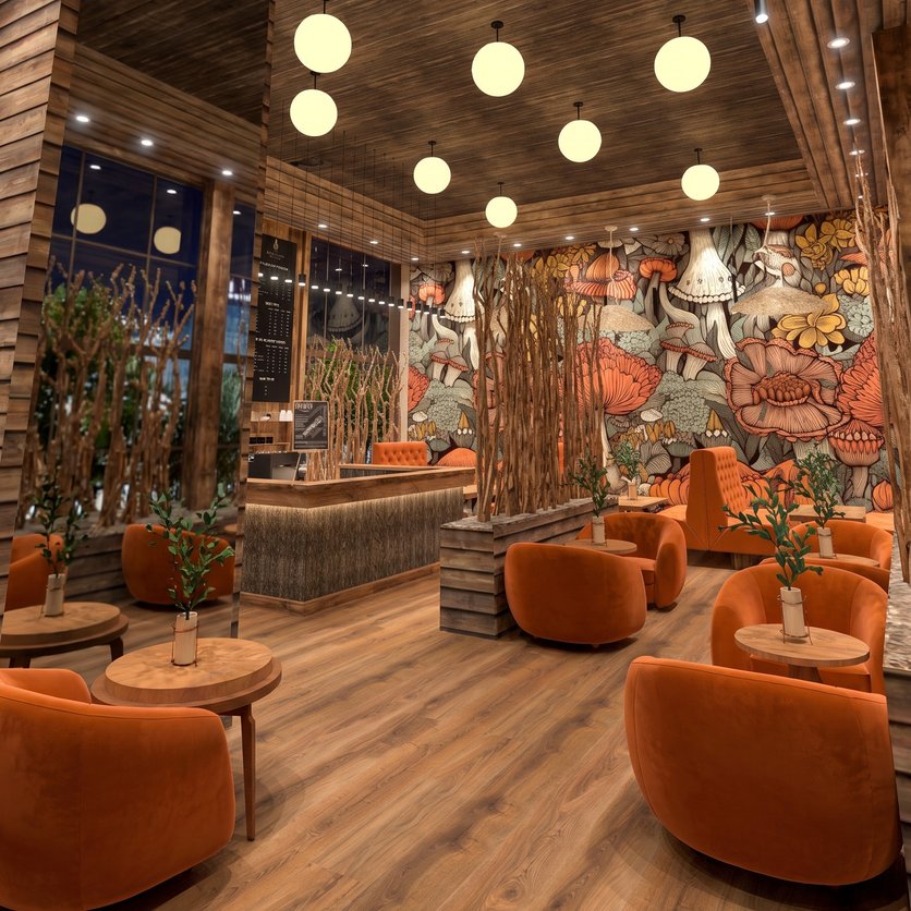 Eclectic cafe
