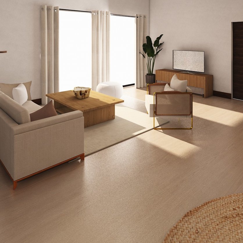soggiorno in stile Mid-century