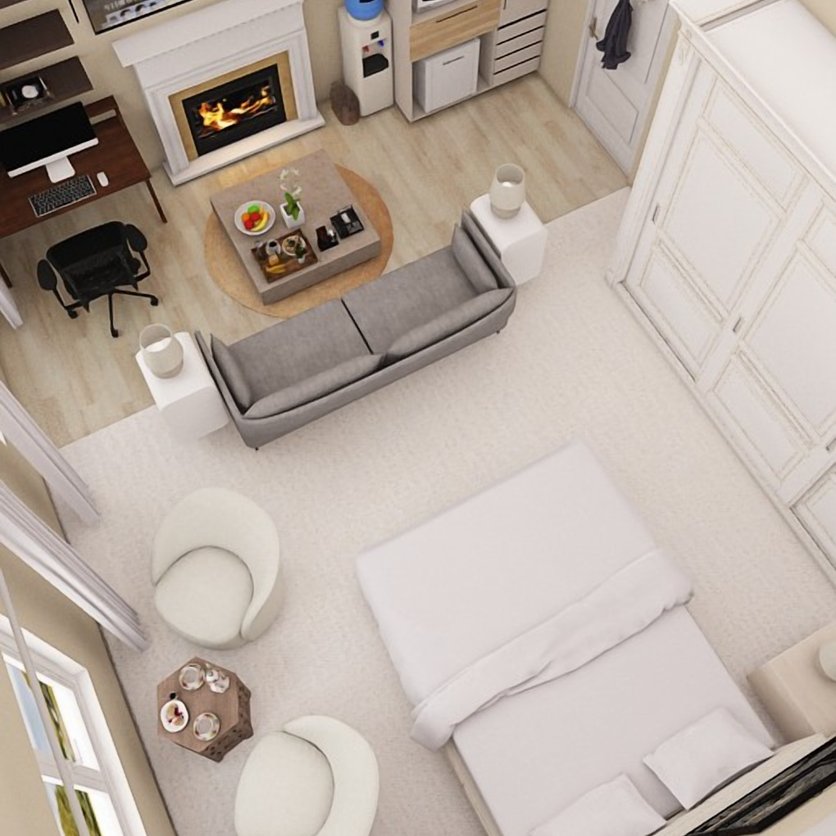 Mid-century living room