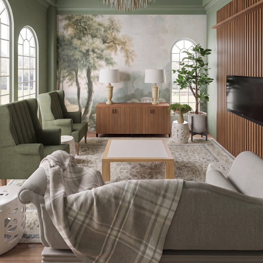 Traditional living room