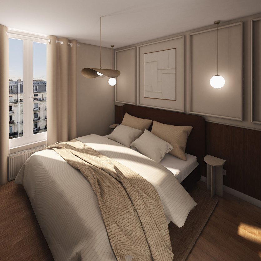 Scandinavian bedroom