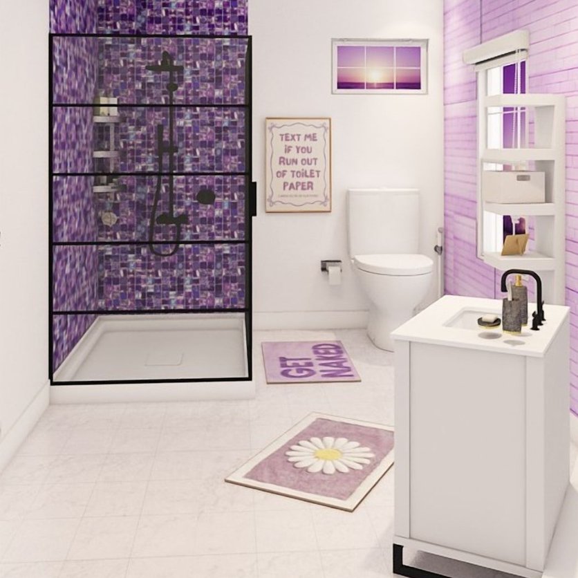 Mid-century bathroom