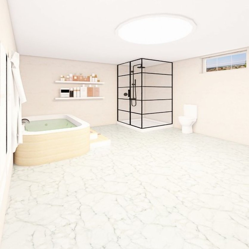 Contemporary floor plan