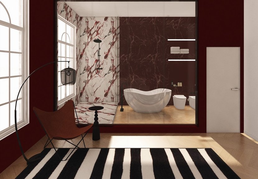 Mid-century bathroom