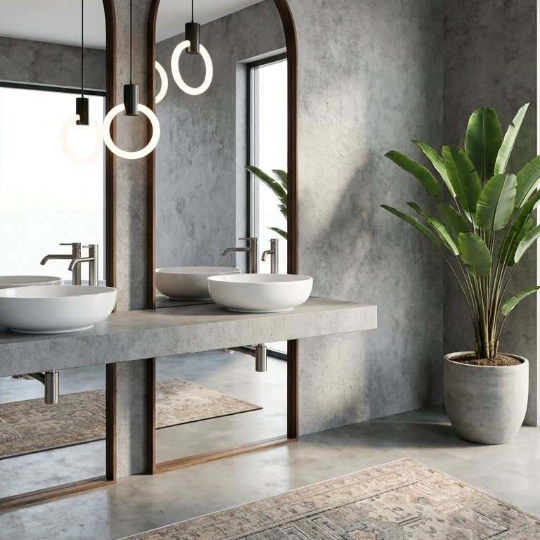 Mid-century bathroom
