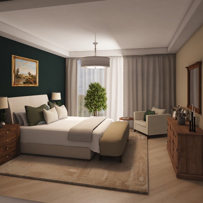 Contemporary bedroom