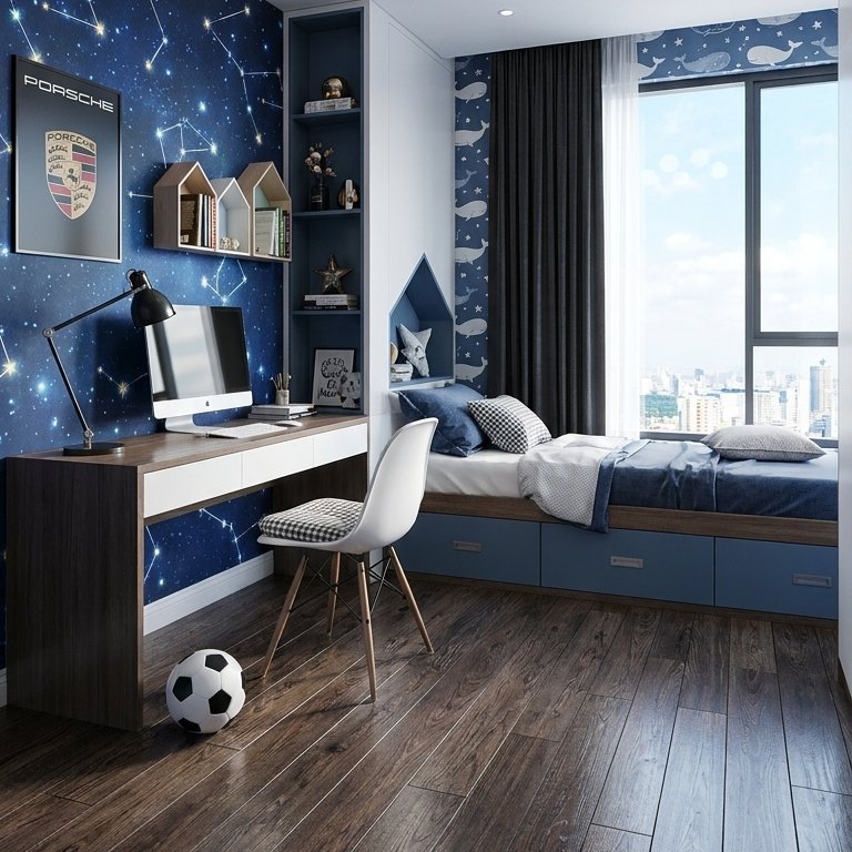 Contemporary kids room