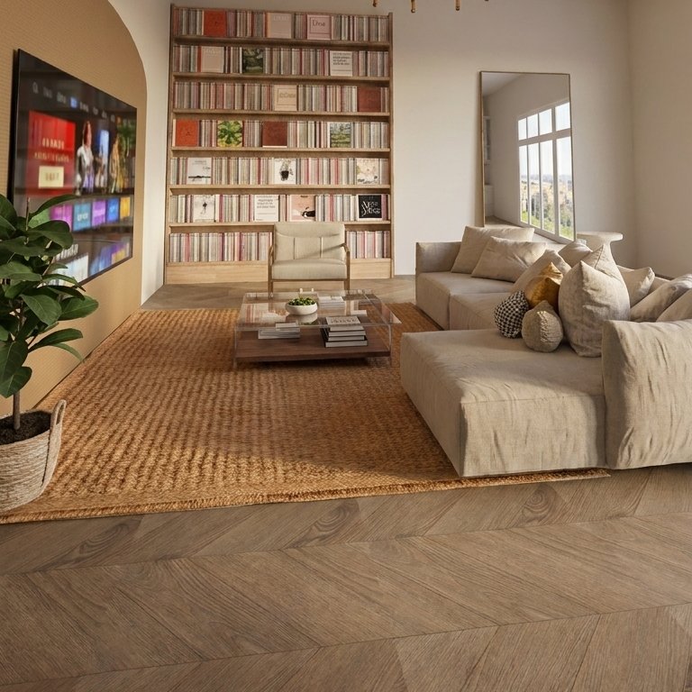 Mid-century living room