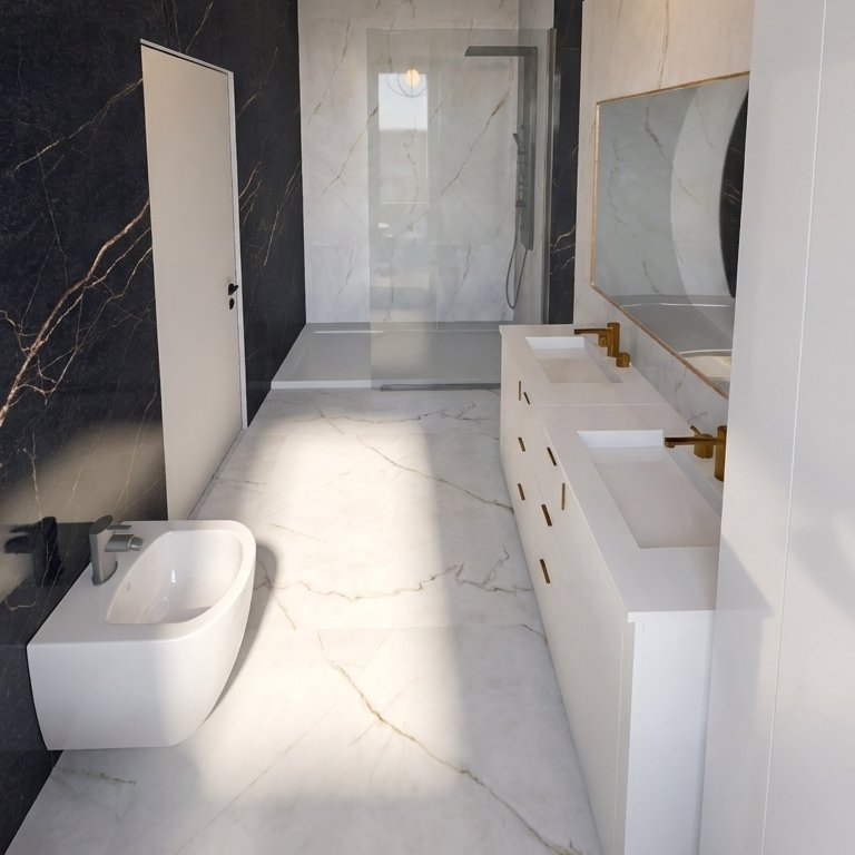 Mid-century bathroom