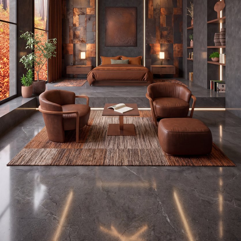 Mid-century living room