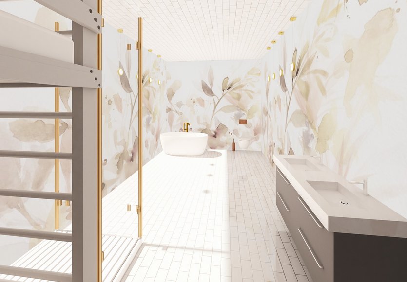 Scandinavian bathroom