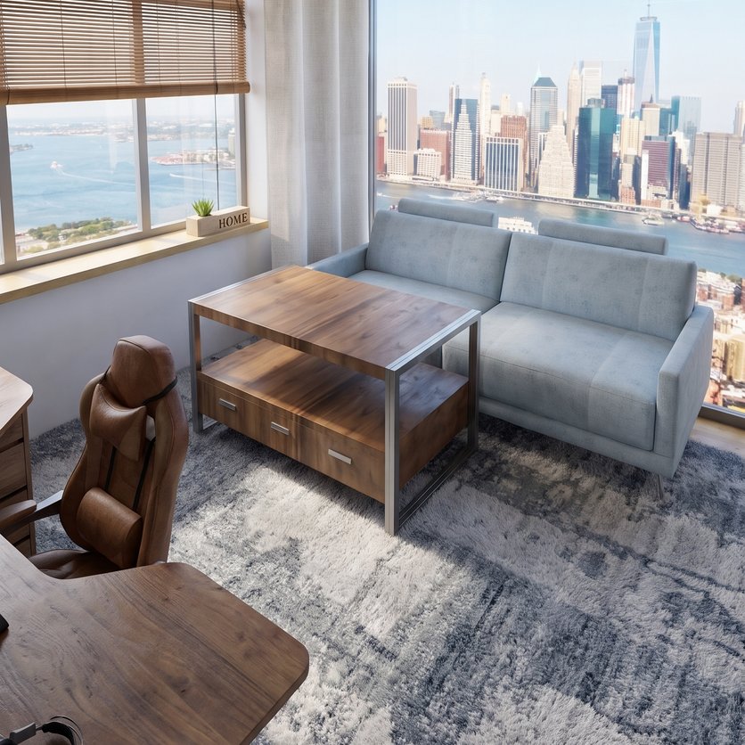Mid-century home office
