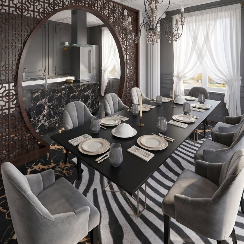 Asian dining room