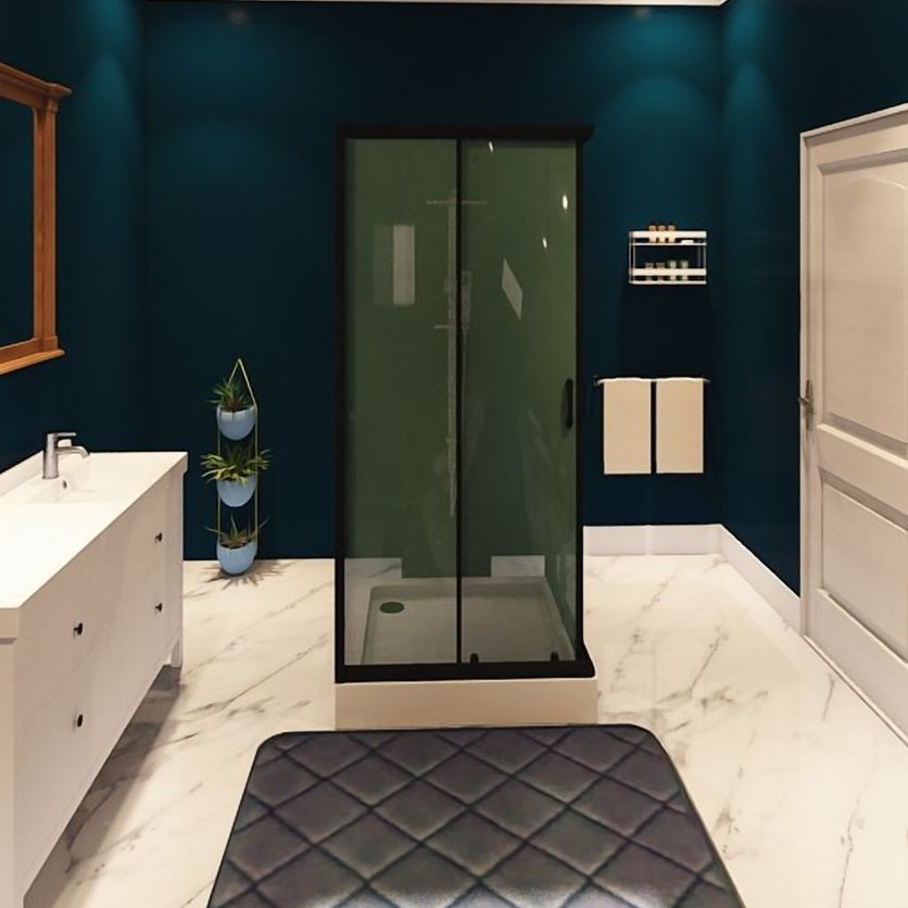 Mid-century bathroom