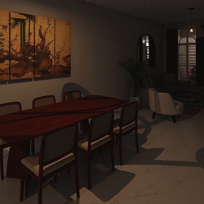 Asian dining room
