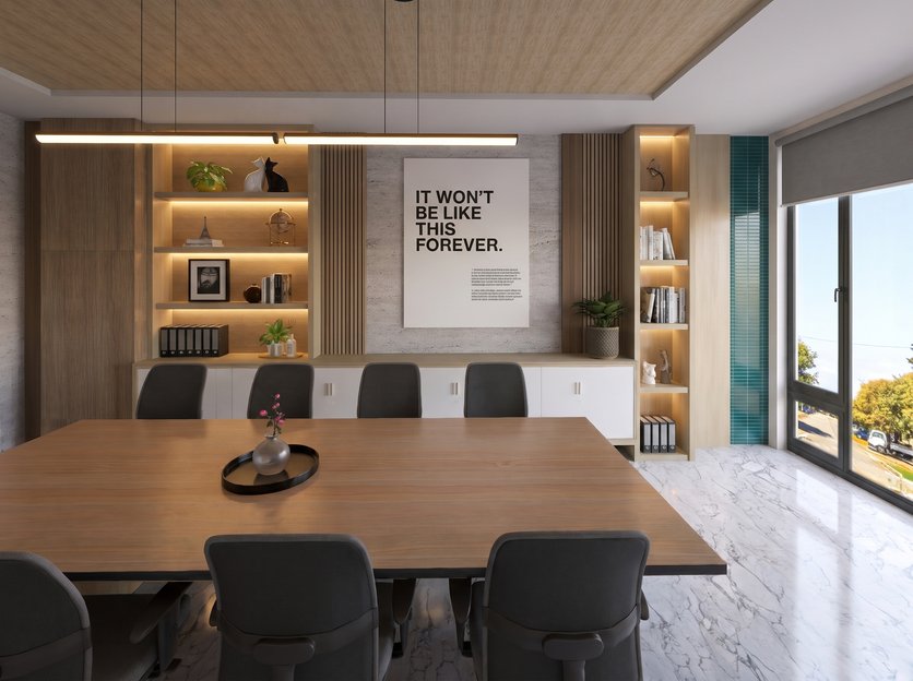 Mid-century home office