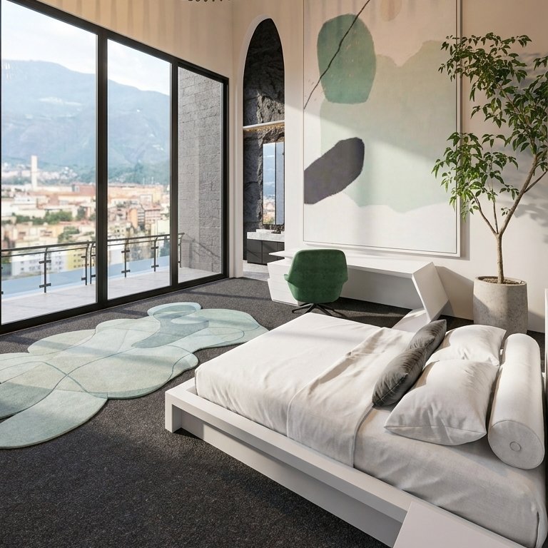 Mid-century bedroom