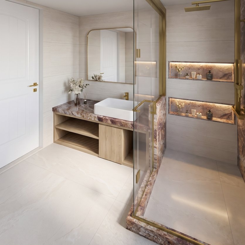 Mid-century bathroom