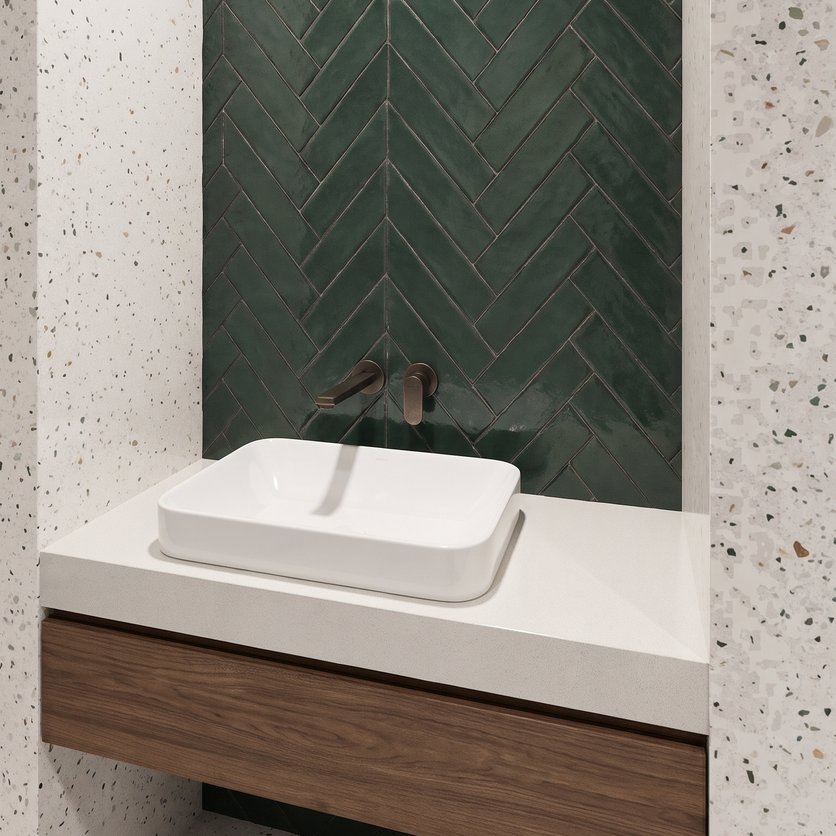 Mid-century bathroom