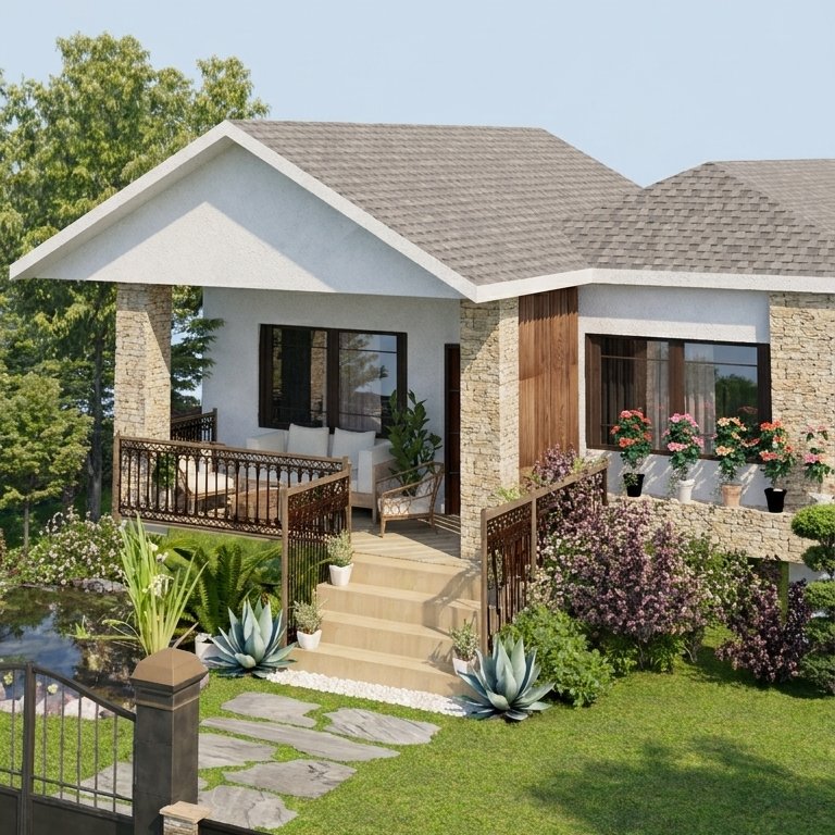 Classic outdoor space