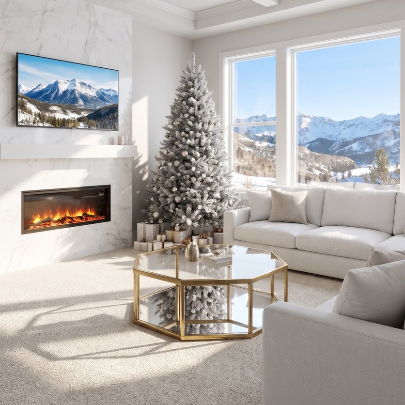 Mid-century living room