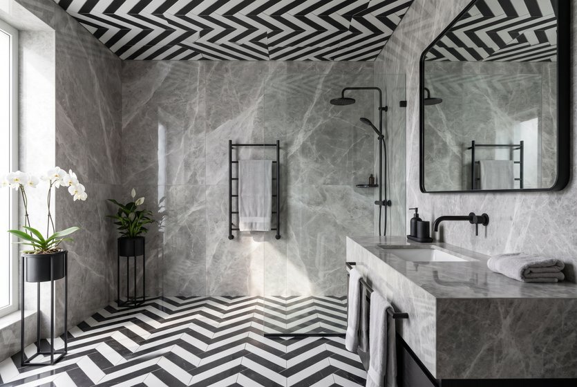 Mid-century bathroom