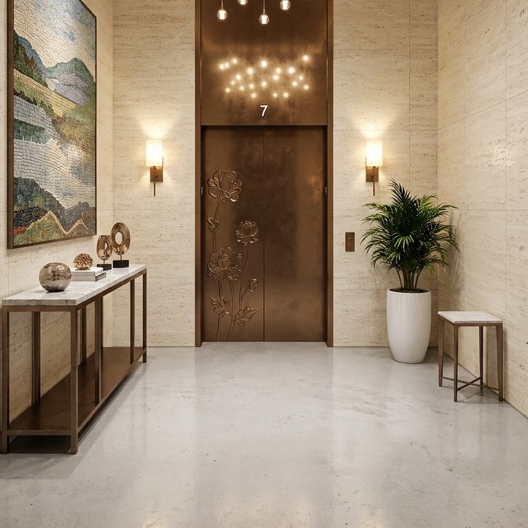 Mid-century hall